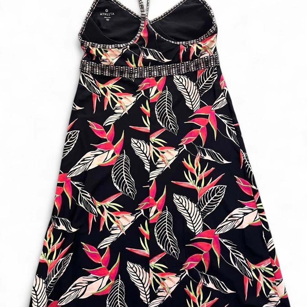 Athleta multicoloured floral dress size small tall - Picture 2 of 4